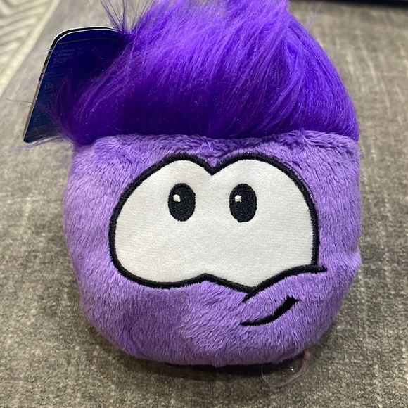 Club Penguin Puffles Green & yellow w/used coin/ purple no coin/ red sold - Picture 3 of 5